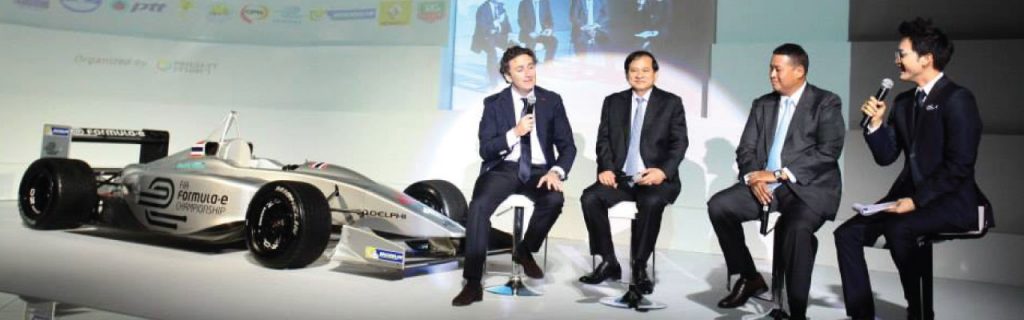 Press Conference, Bangkok - Thailand : Bangkok announced as candidate city for 2014 FIA Formula E Championship.